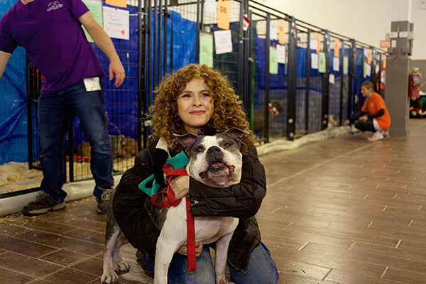 Bernadette Peters. Photo Credit Best Friends Animal Society.